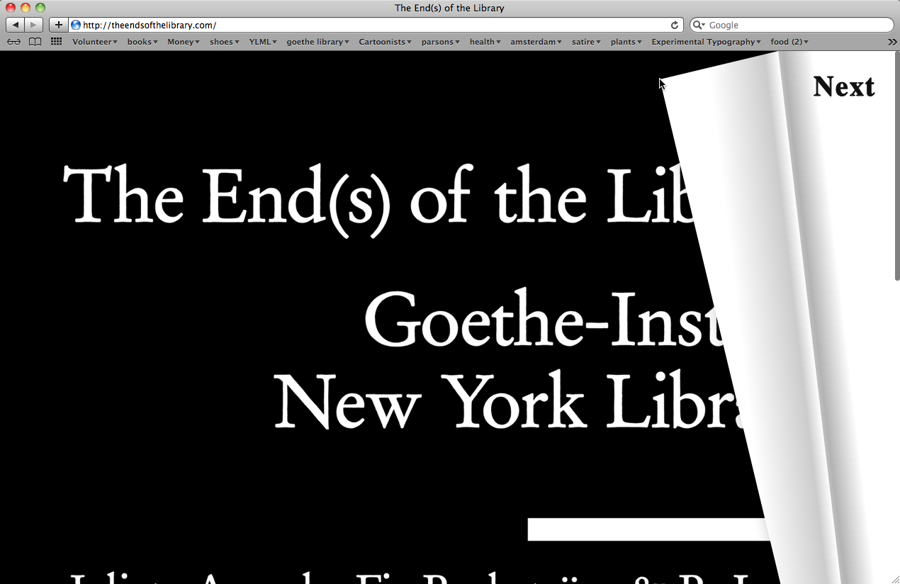 fp the ends of the library